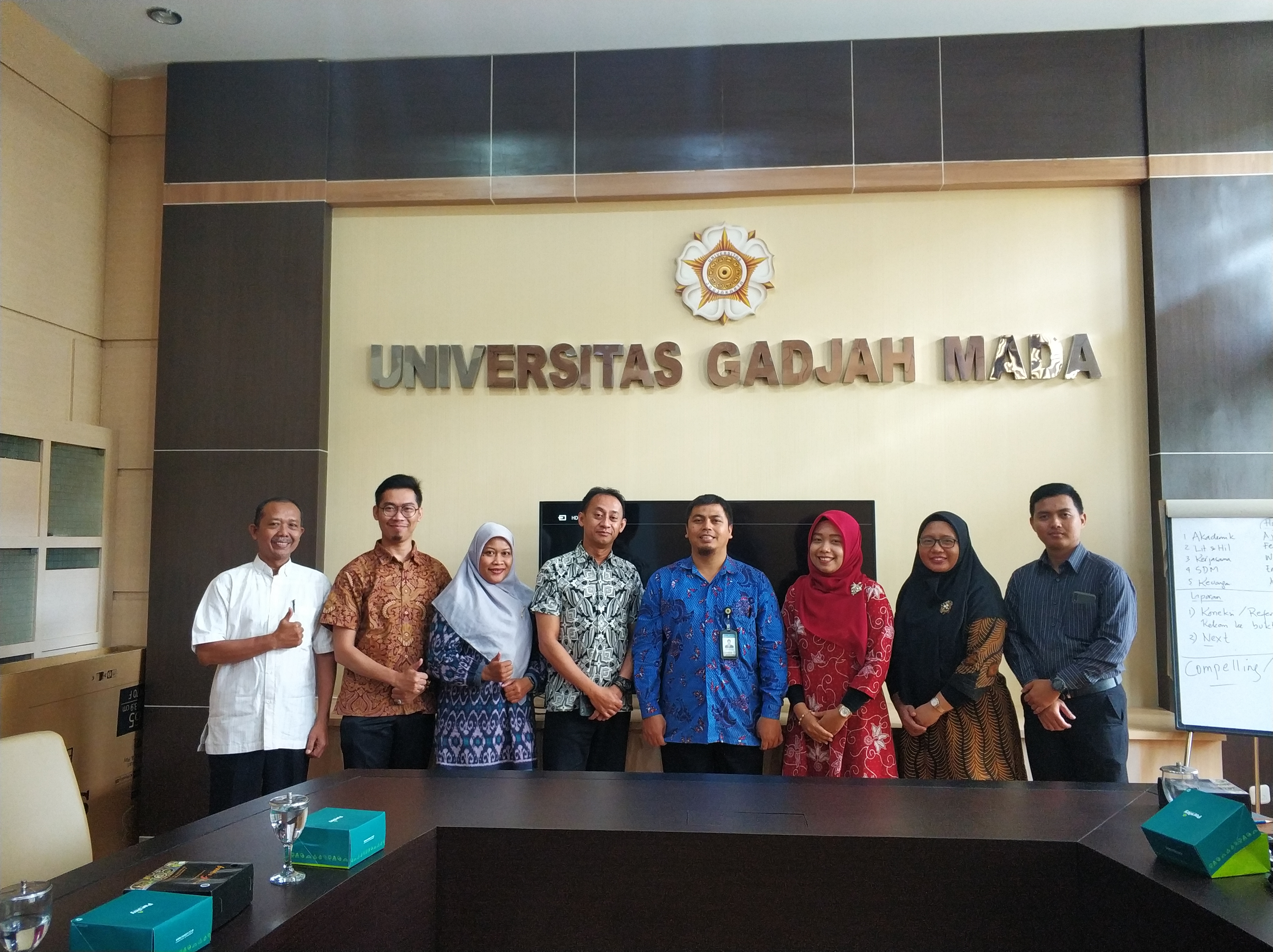 Studi Banding Bagian Hukum dan Organisasi – Direktorat Sekretariat Universitas Gadjah Mada Yogyakarta 01 Agustus 2019